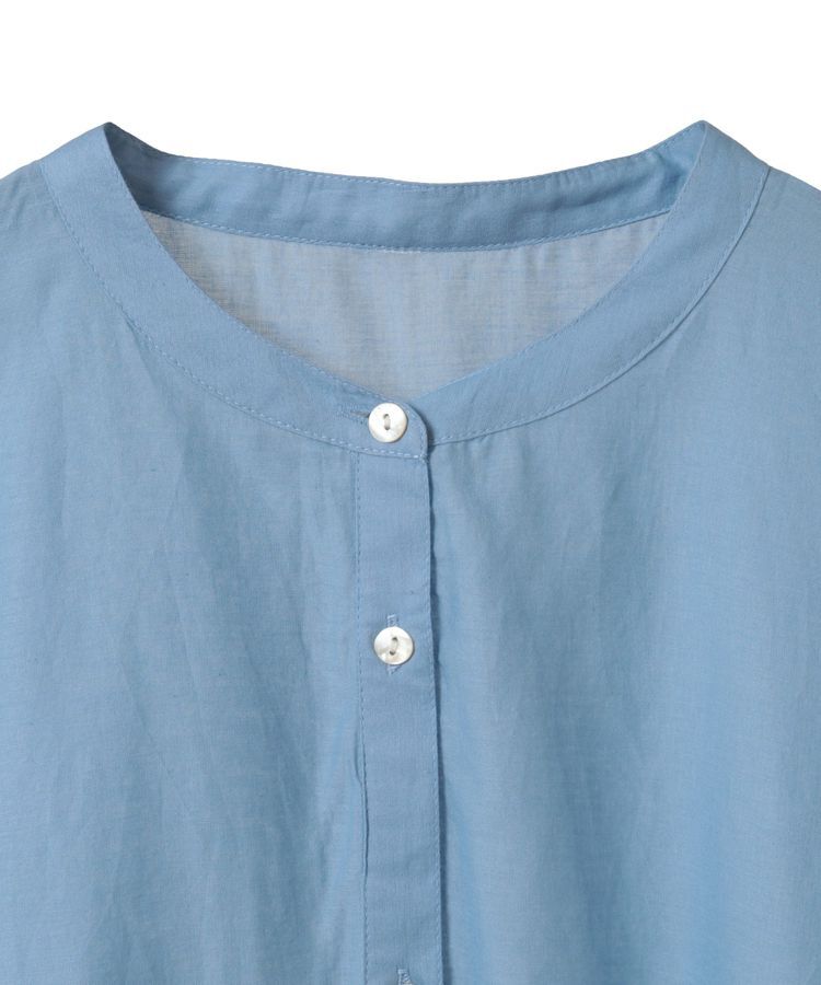 earth music&ecology「コットンボイルギャザーシャツ」|シャツ・ブラウス|