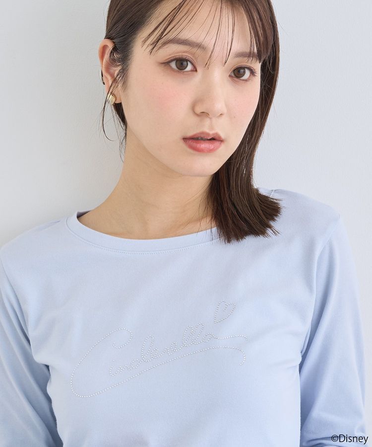 earth music&ecology「シンデレラ/ビジューロゴプルオーバー」|Tシャツ・カットソー|