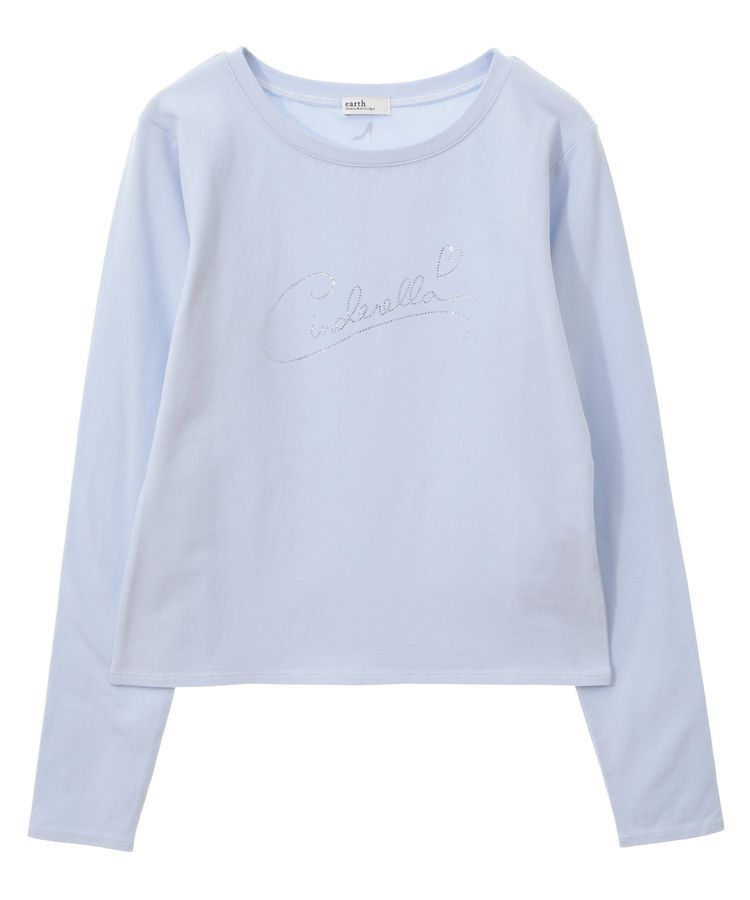 earth music&ecology「シンデレラ/ビジューロゴプルオーバー」|Tシャツ・カットソー|