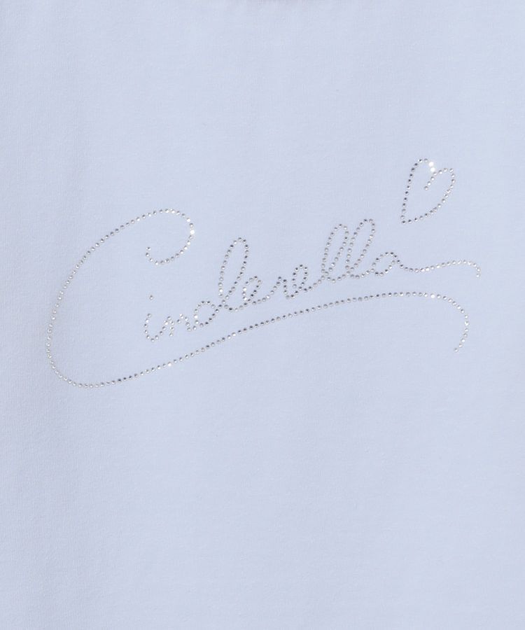 earth music&ecology「シンデレラ/ビジューロゴプルオーバー」|Tシャツ・カットソー|