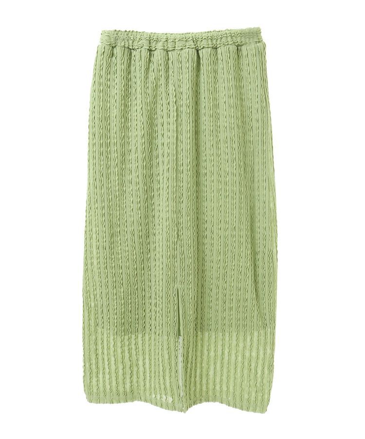 earth music&ecology「ベルティカルフリルナロースカート」|タイト|