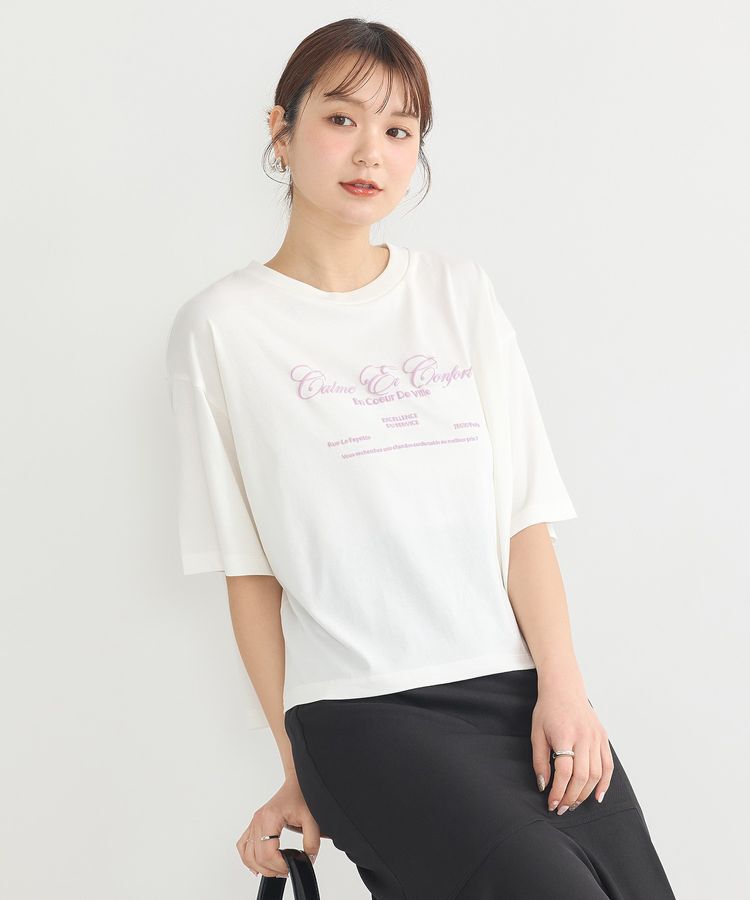earth music&ecology「Calme Et Confort  ショートT」|Tシャツ・カットソー|