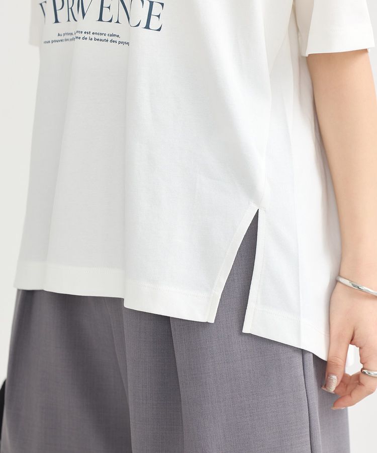 earth music&ecology「PhotoスリットT」|Tシャツ・カットソー|