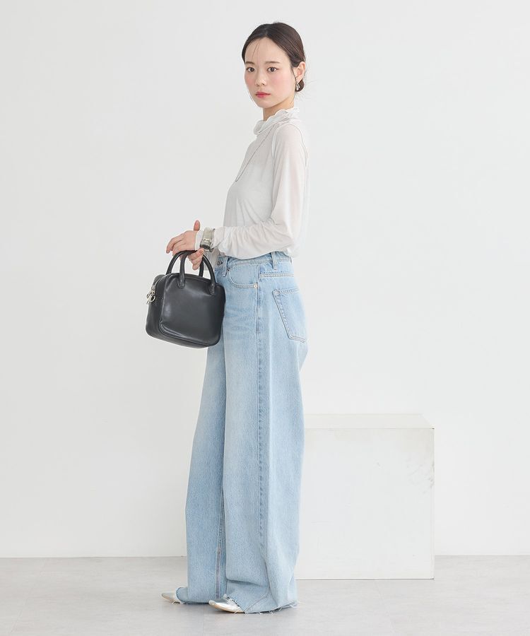 earth music&ecology「シアーラメハイネックプルオーバー」|Tシャツ・カットソー|