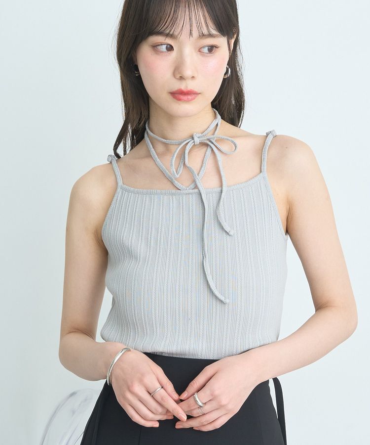 earth music&ecology「コード付きキャミソール」|キャミソール|