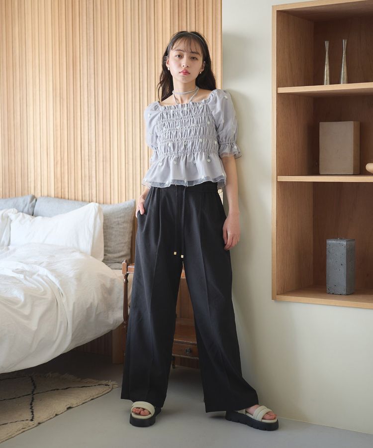 earth music&ecology「コード付きキャミソール」|キャミソール|