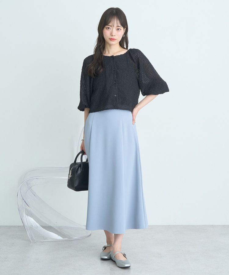 earth music&ecology「前後2wayミニフリンジブラウス」|シャツ・ブラウス|