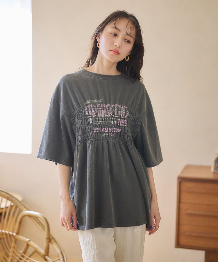 earth music&ecology「ピグメントシャーリングプルオーバー」|Tシャツ・カットソー|
