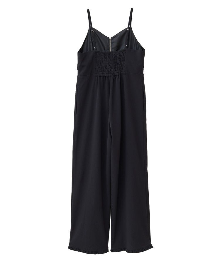 earth music&ecology「ミニフリルフロントジップロンパース」|オールインワン|