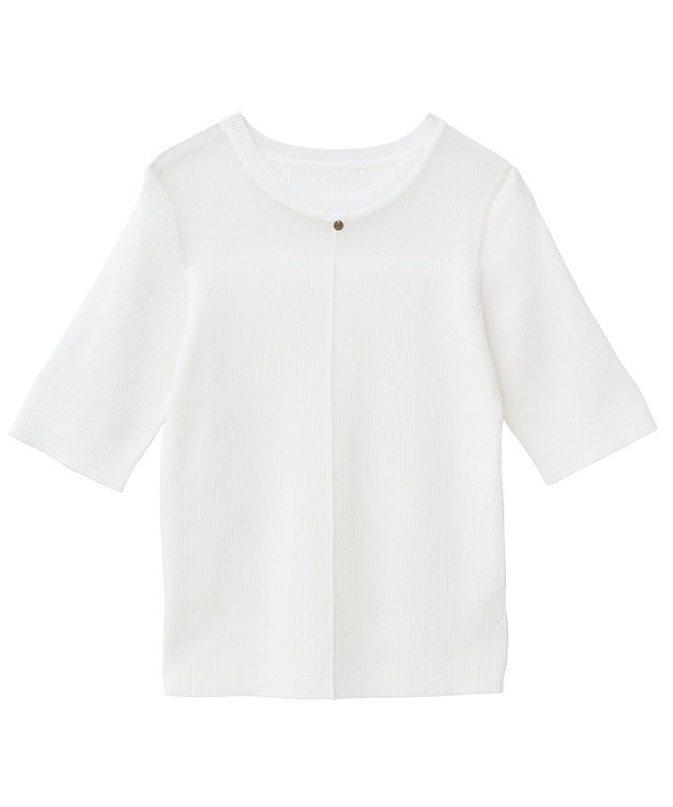 earth music&ecology「シアーヨークニットプルオーバー」|ニット・セーター|