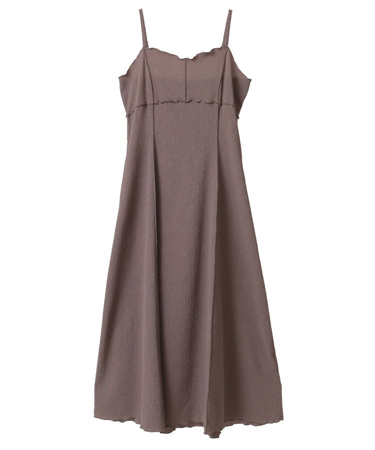 earth music&ecology「SET2点ギャザーカットカーデ＋キャミワンピース」|ワンピース|