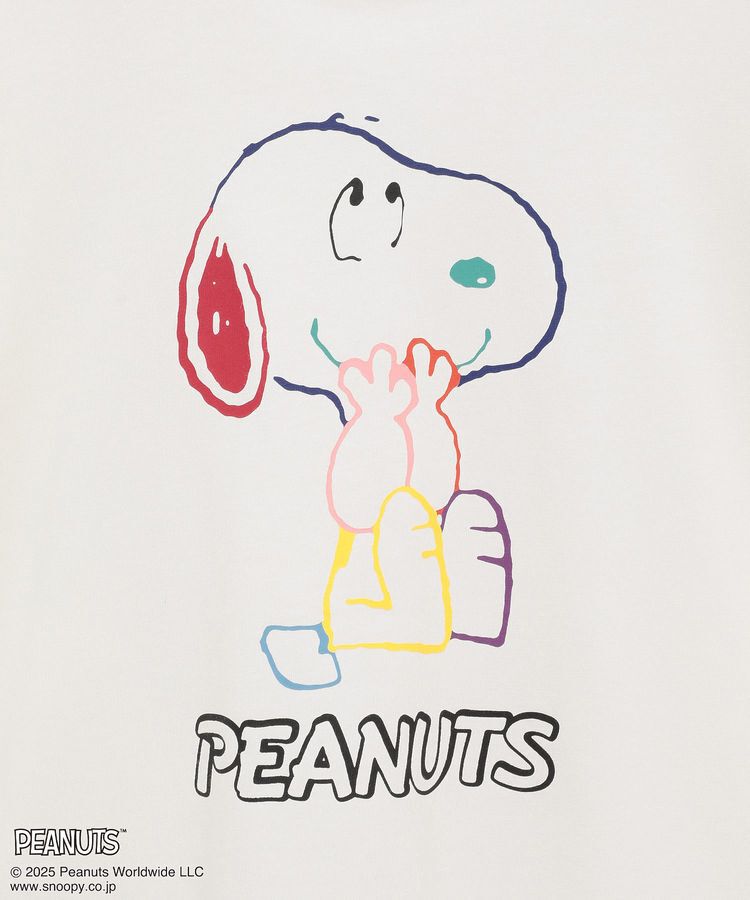 earth music&ecology「PEANUTS/earth マルチカラーアートロンT」|Tシャツ・カットソー|