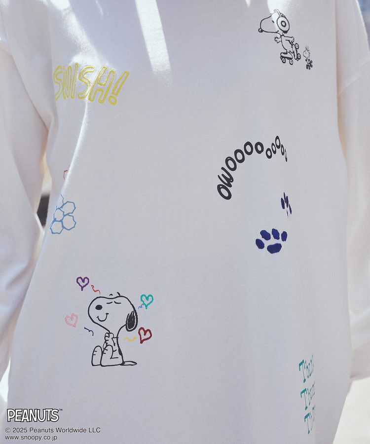 earth music&ecology「PEANUTS/earth マルチカラーアートロンT」|Tシャツ・カットソー|