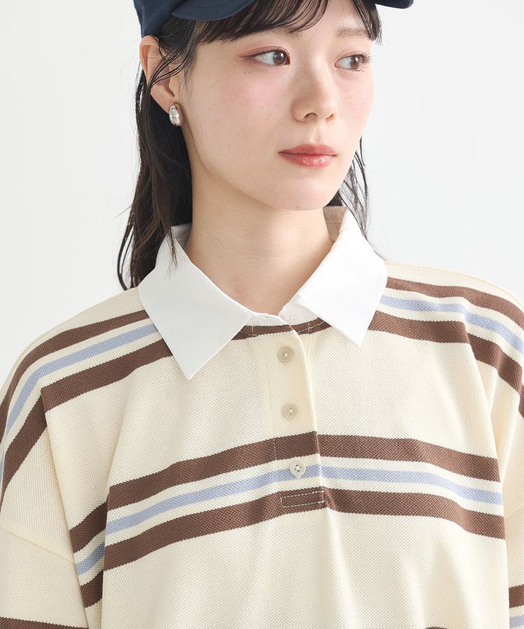 earth music&ecology「レトロボーダーラガーミニワンピース」|ワンピース|