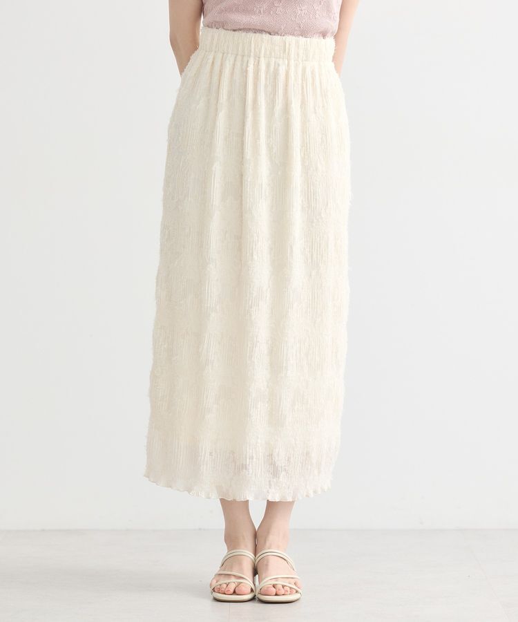 earth music&ecology「マジョリカプリーツナロースカート」|タイト|