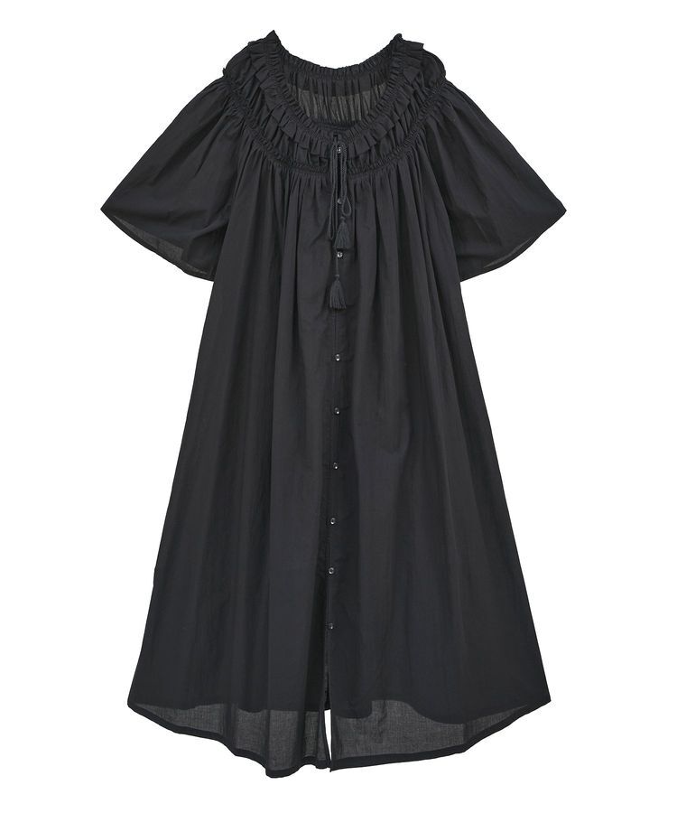 earth music&ecology「ギャザーロングワンピース」|ワンピース|