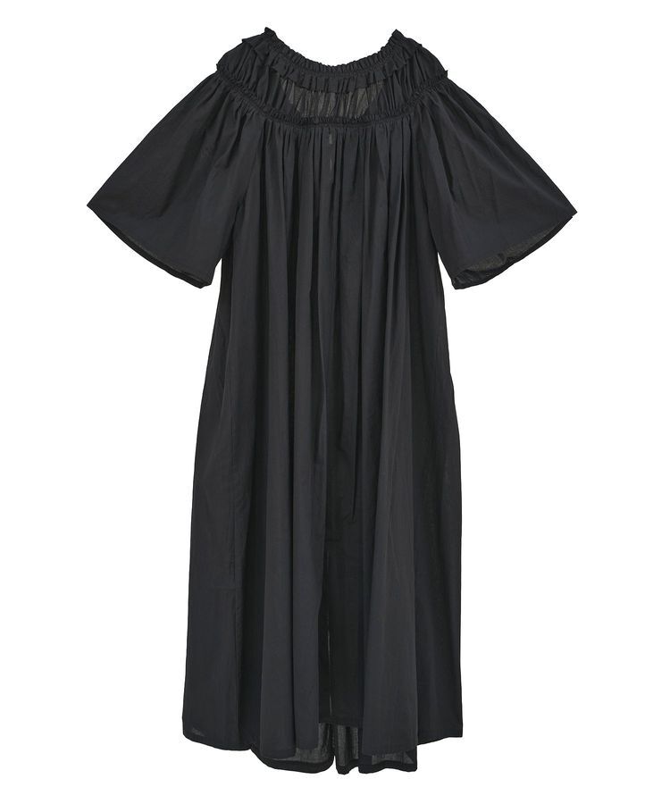 earth music&ecology「ギャザーロングワンピース」|ワンピース|