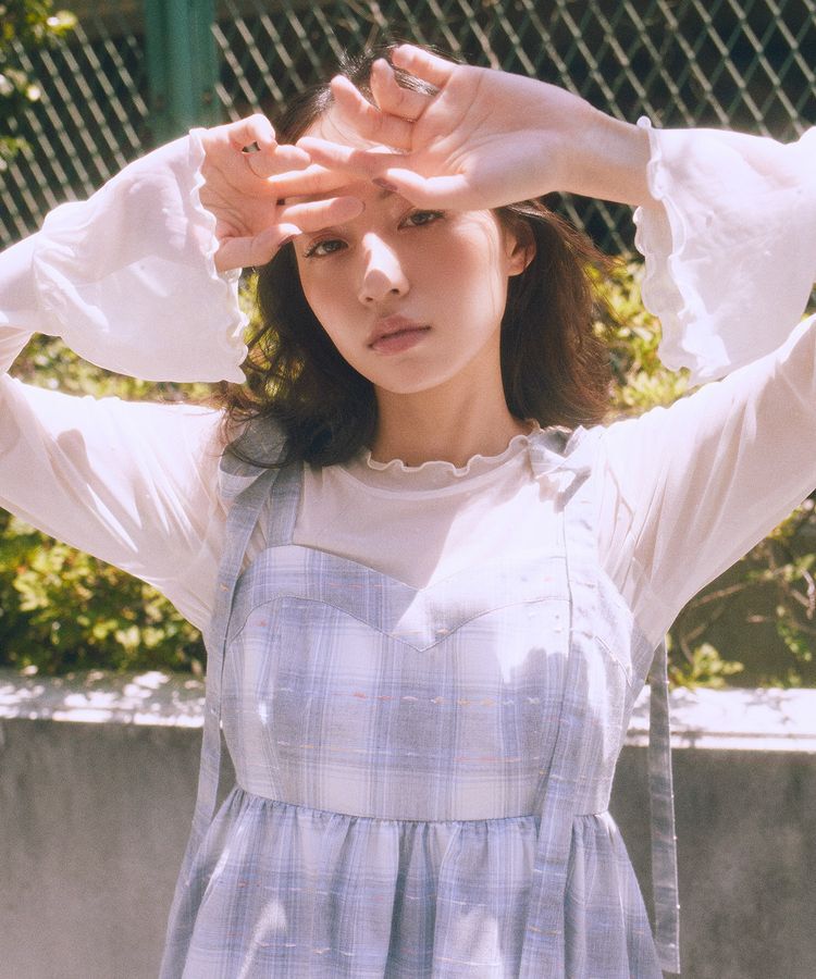 earth music&ecology「フロッキードットメロープルオーバー」|Tシャツ・カットソー|