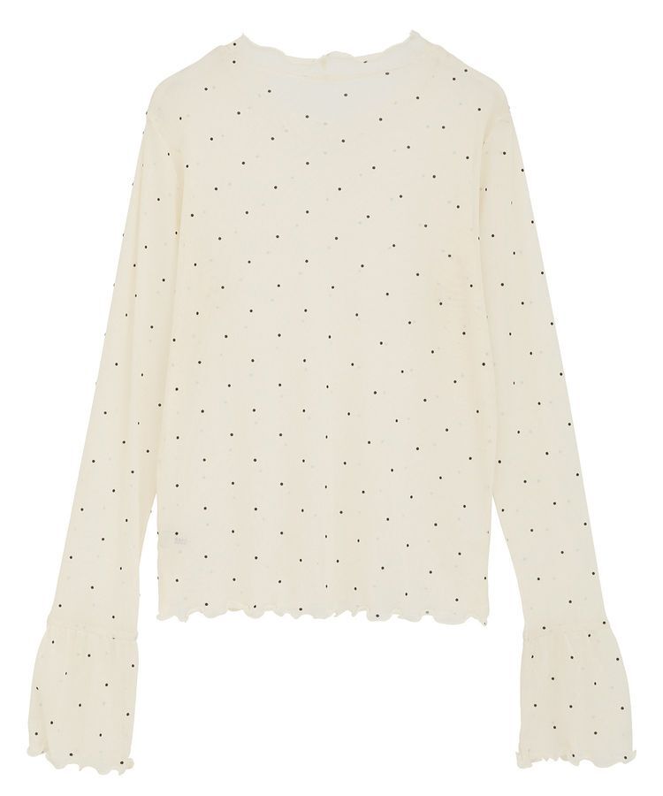 earth music&ecology「フロッキードットメロープルオーバー」|Tシャツ・カットソー|