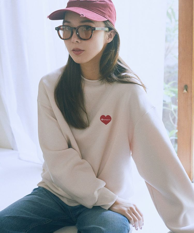 earth music&ecology「Chaｍpion&times;emaeポンチハートスウェット」|スウェット・ジャージ|