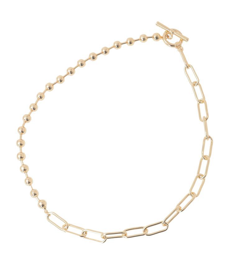 earth music&ecology「マンテルチェーンMIXネックレス」|ネックレス|