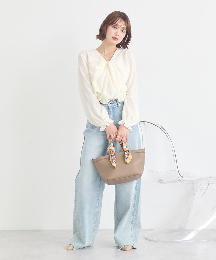 earth music&ecology「スカーフSET 2WAYミニトートバッグ」|トートバッグ|