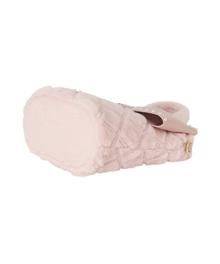 Maison de FLEUR「フェイクファーパールリボントートバッグ」|ハンドバッグ|