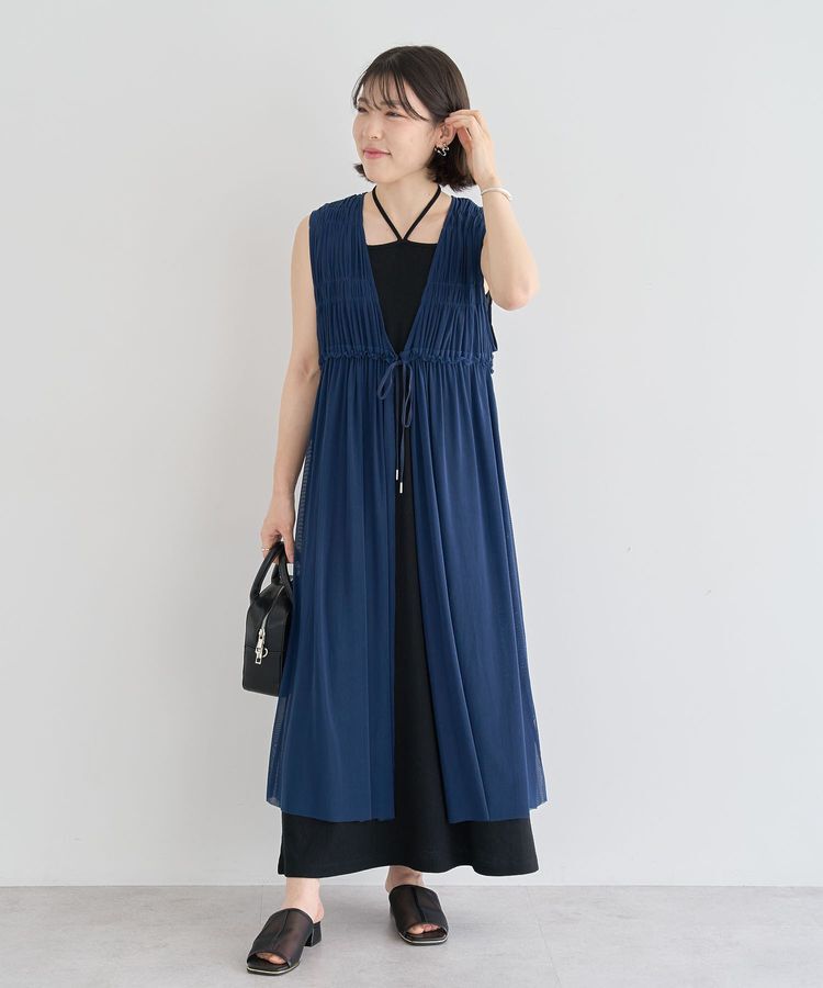 Green Parks「メッシュシャーリングレイヤーワンピース」|ワンピース|