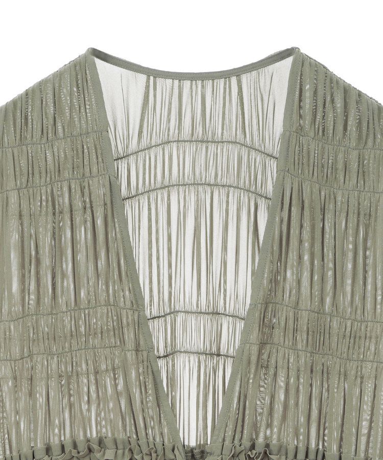 Green Parks「メッシュシャーリングレイヤーワンピース」|ワンピース|