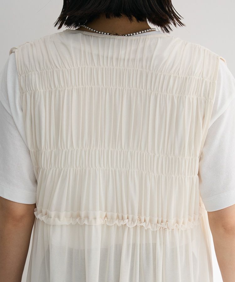 Green Parks「メッシュシャーリングレイヤーワンピース」|ワンピース|