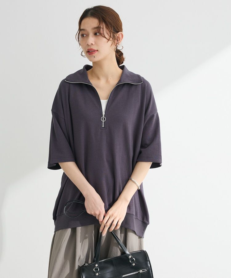Green Parks「ハーフZIPチュニック」|Tシャツ・カットソー|