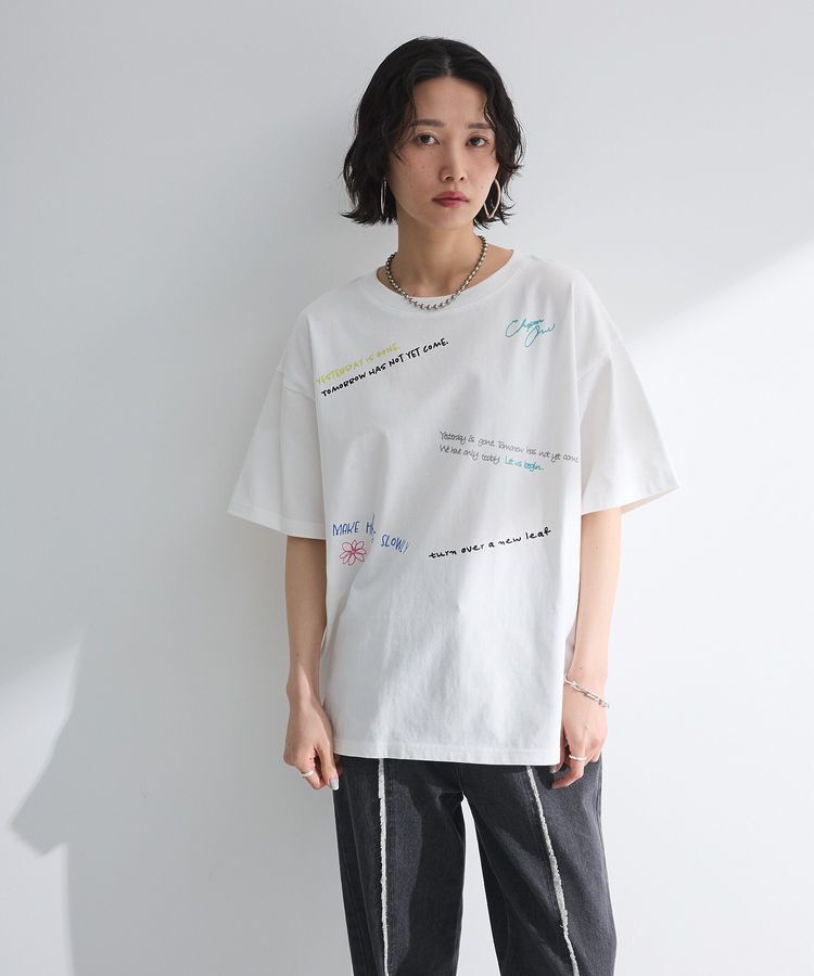 Green Parks「・ELENCARE DUE イロイロロゴptTEE」|Tシャツ・カットソー|