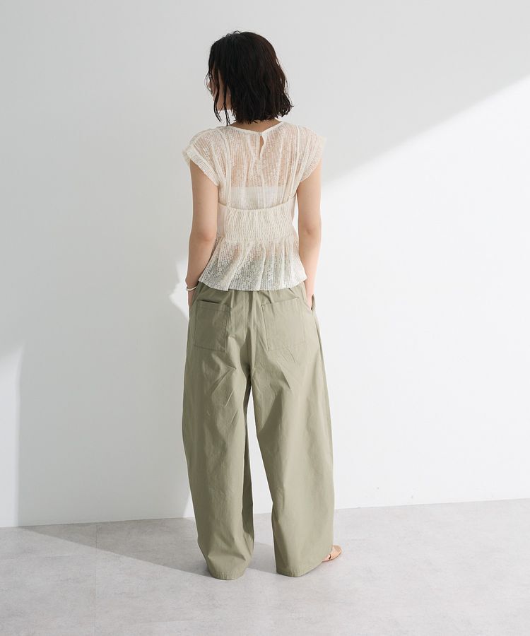 Green Parks「・ELENCARE DUE ドッキングレースブラウス」|シャツ・ブラウス|