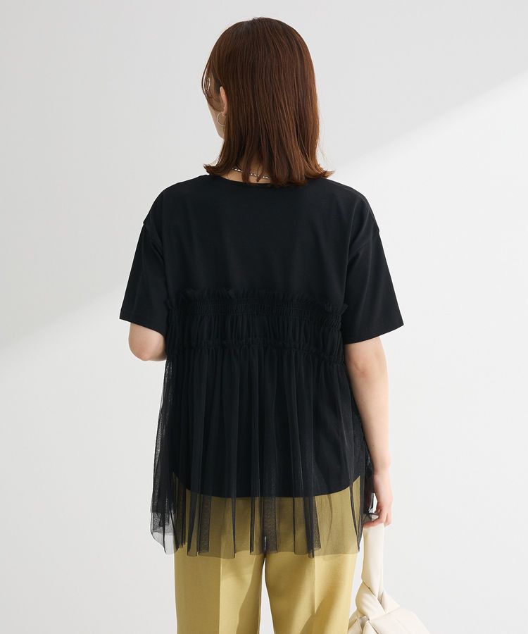 Green Parks「・ELENCARE DUE チュールドッキングTEE」|Tシャツ・カットソー|