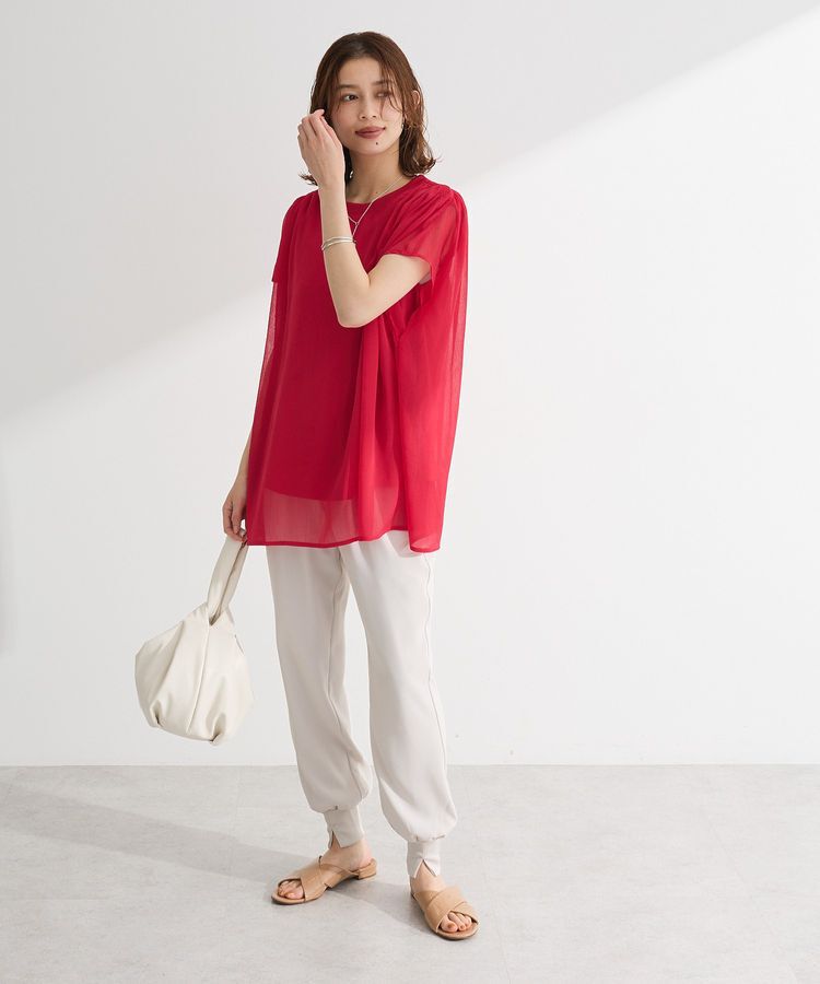 Green Parks「楊柳ドッキングフレンチプルオーバー」|Tシャツ・カットソー|