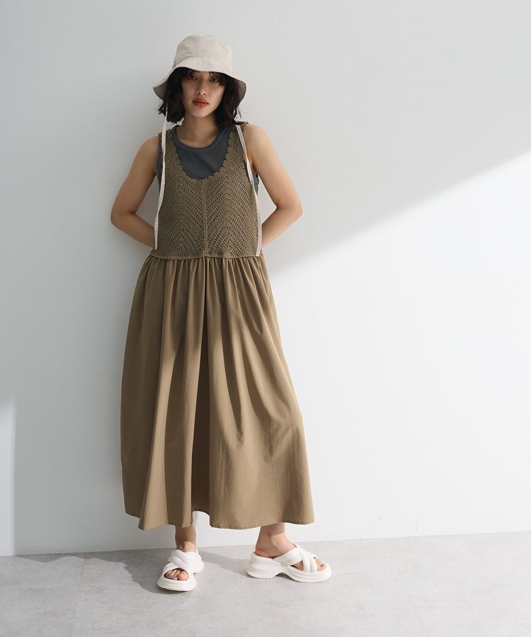 Green Parks「・SUGAR SPOON クロシェキリカエワンピース」|ワンピース|