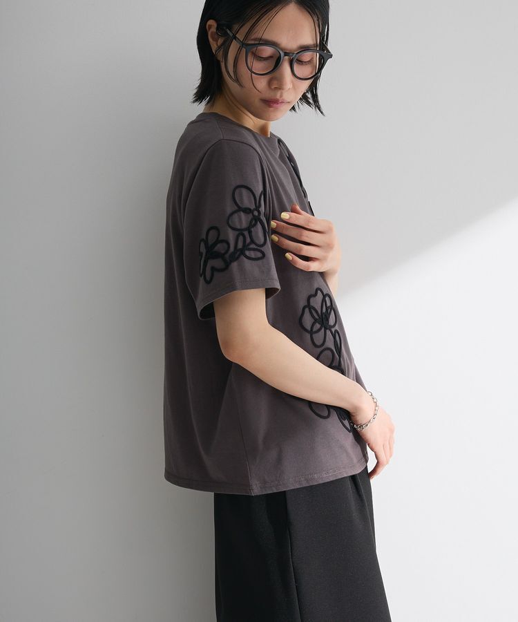 Green Parks「・SUGAR SPOON コード刺繍TEE」|Tシャツ・カットソー|