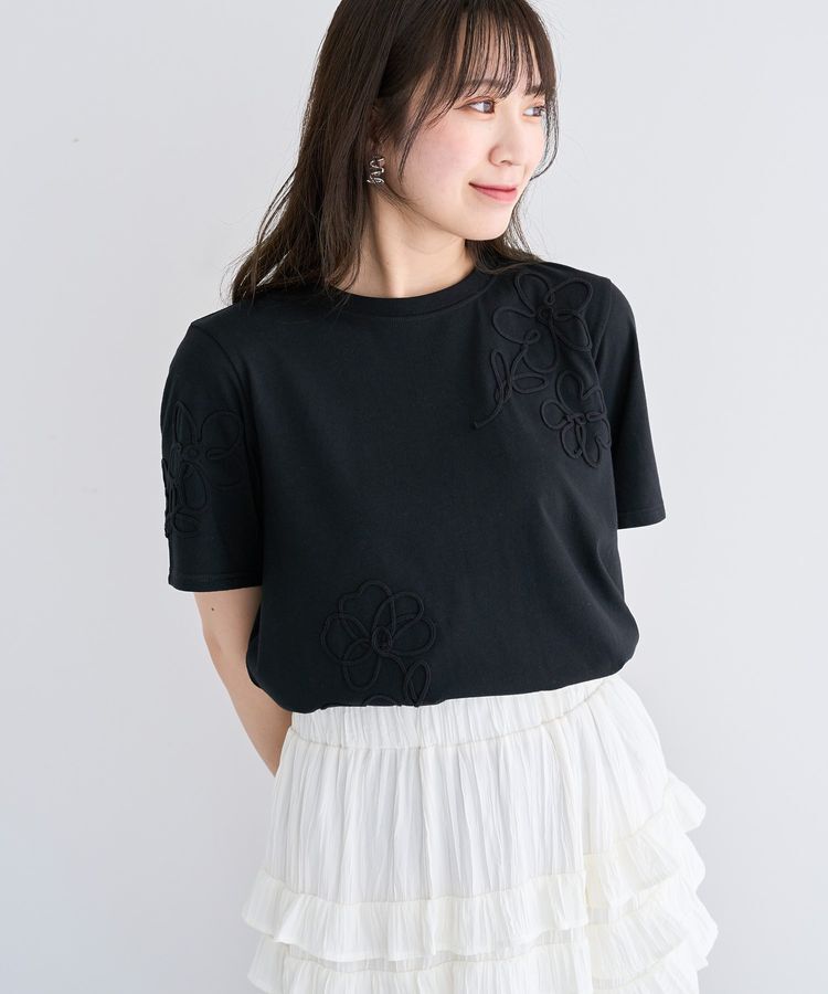 Green Parks「・SUGAR SPOON コード刺繍TEE」|Tシャツ・カットソー|