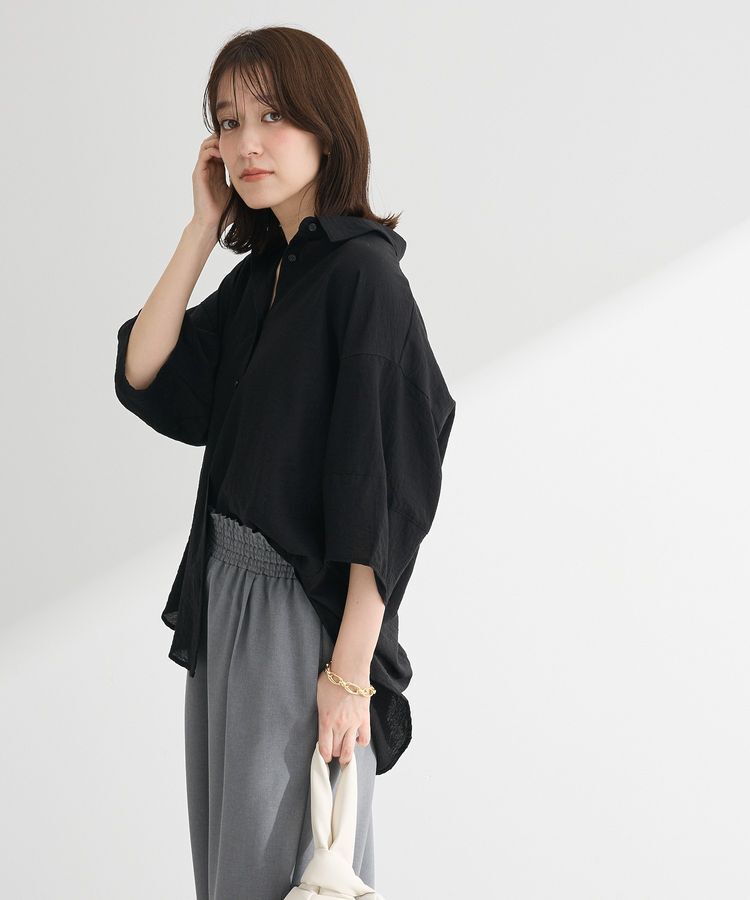 Green Parks「・ELENCARE DUEシアーボリュームスリーブシャツ」|シャツ・ブラウス|