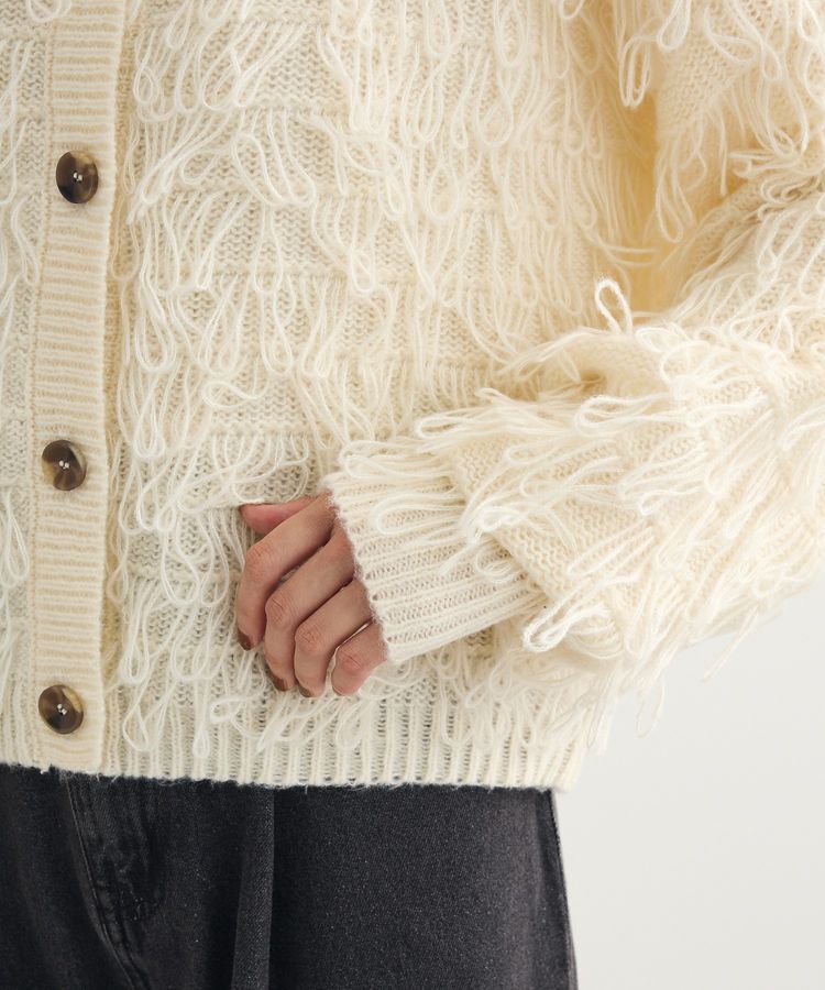 Green Parks「ループニットカーディガン」|カーディガン|