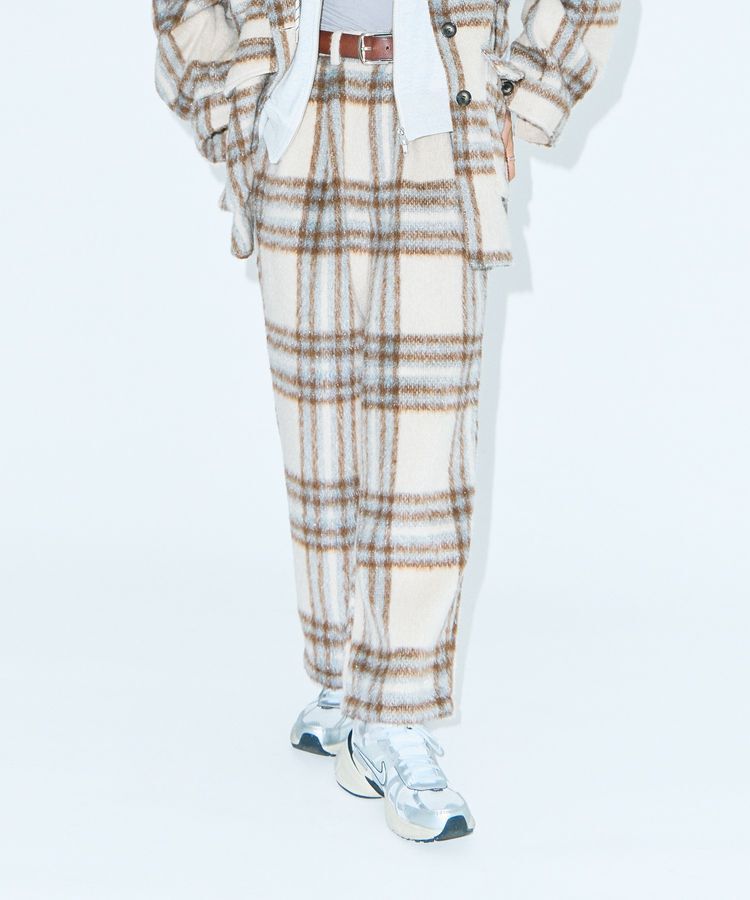 Green Parks「■WITH KURUMI NAKATA チェックコクーンパンツ」|その他|Ivory