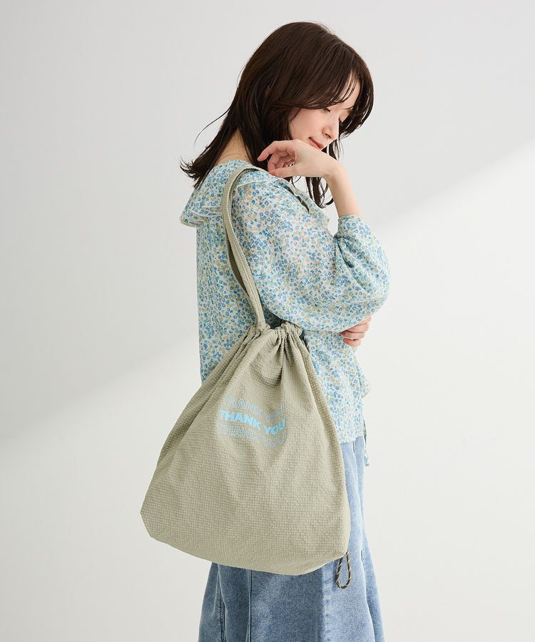 Green Parks「ドロストトートバッグ」|トートバッグ|Khaki