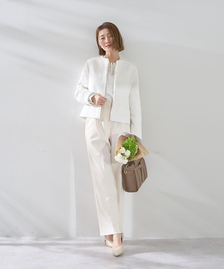 YECCA VECCA「ツイードジャケット(2)」|テーラードジャケット|