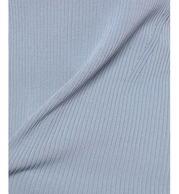 allureville「キュプラコットンリブタイトワンピース」|ワンピース|