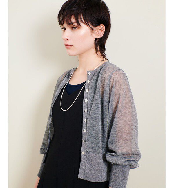allureville「シアーラミーカーディガン」|カーディガン|