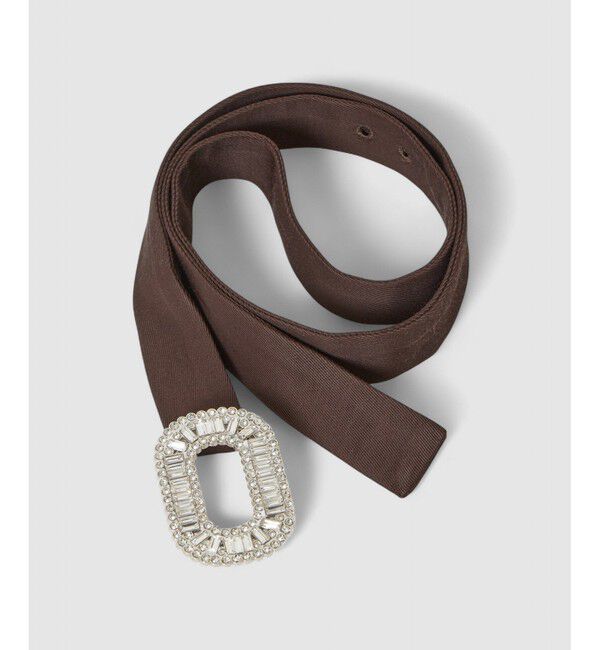 LOULOU WILLOUGHBY「【LOULOU WILLOUGHBY】ビジューバックルパンツ」|チノ|