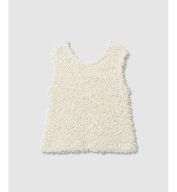 LOULOU WILLOUGHBY「【LOULOU WILLOUGHBY】リボンシャギープルオーバー」|ニット・セーター|