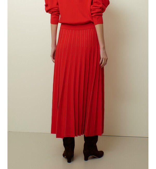 allureville「ソウバリシアーコンビプリーツスカート」|スカート|