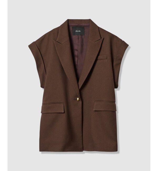 allureville「ウールライクポリツイルジレジャケット」|テーラードジャケット|