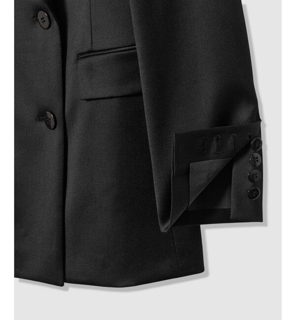 allureville「バックタックダブルブレストジャケット」|テーラードジャケット|